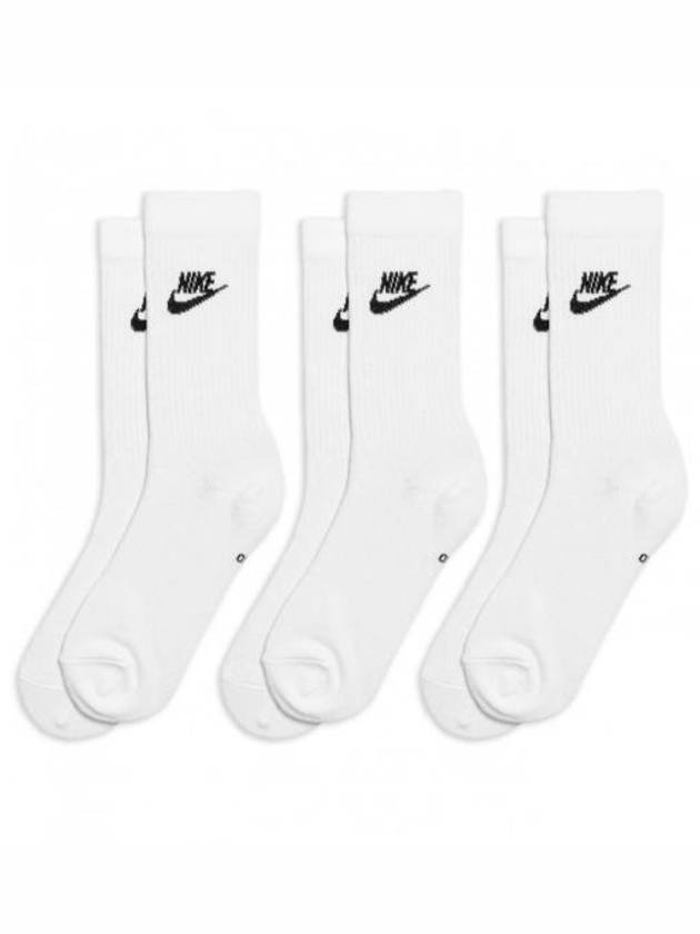 Everyday Essentials 3 Pack Socks White - NIKE - BALAAN 5