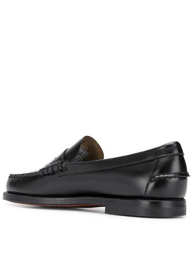 Sebago Classic Dan Black Leather Loafers - SEBAGO - BALAAN 3