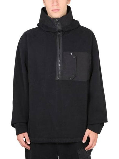 Snap Pocket Hooded Anorak Black - TEN C - BALAAN 2