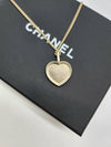 CC Logo Two-Tone Heart Pendant Necklace Gold - CHANEL - BALAAN 8