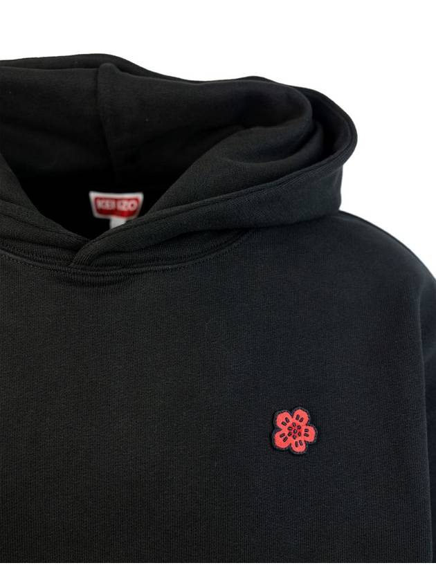 Boke Flower Oversized Hoodie Black - KENZO - BALAAN 4