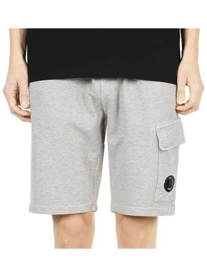 Light Fleece Cargo Lens Shorts Grey - CP COMPANY - BALAAN 2