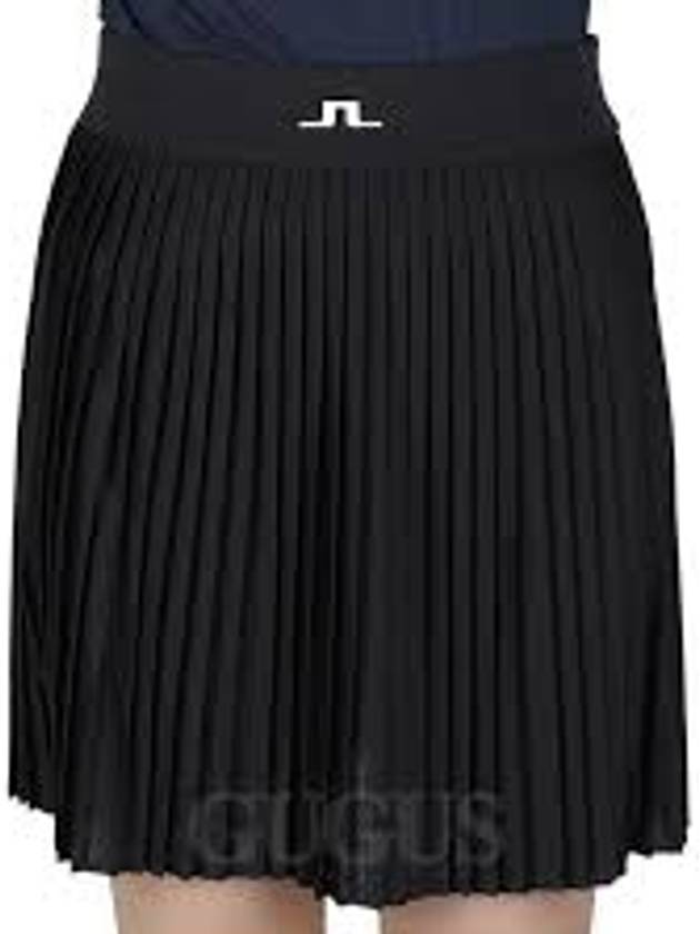 Women's Binx Pleated Skirt Black - J.LINDEBERG - BALAAN 3