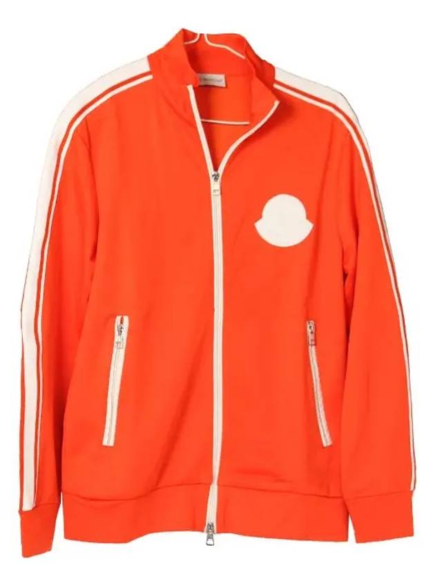 big logo zip-up jacket orange - MONCLER - BALAAN 2