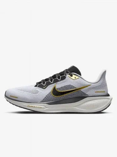 Zoom Pegasus 41 Men s Road Running Shoes White Metallic Gold Light Smoke Gray Black HQ3220 100 731133 - NIKE - BALAAN 1