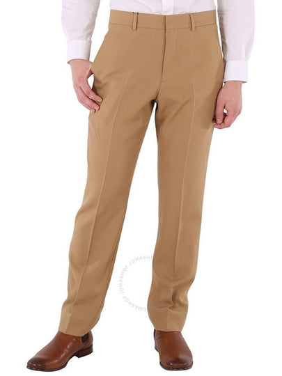 Twill Wool Tailored Pants Brown - BURBERRY - BALAAN 2