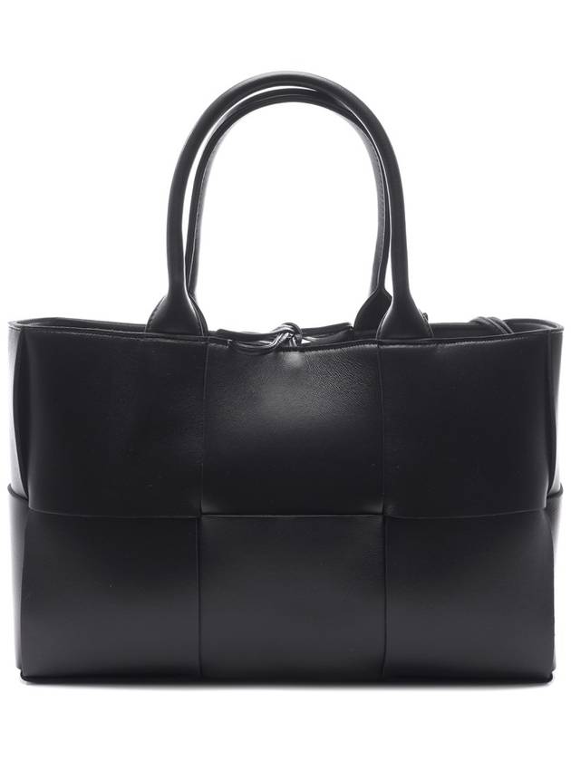 Arco Intrecciato Small Tote Bag Black - BOTTEGA VENETA - BALAAN 5