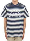 Scotty Striped Short Sleeve T-Shirt White Blue - CARHARTT WIP - BALAAN 2