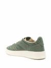 Medalist Leather Low-Top Sneakers Green - AUTRY - BALAAN 5