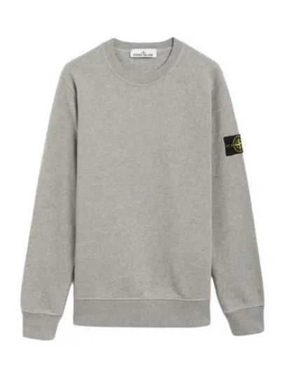 Wappen Patch Garment Dyed Sweatshirt Grey - STONE ISLAND - BALAAN 2