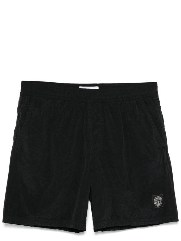 Nylon Metal Econyl Swim Shorts Black - STONE ISLAND - BALAAN 2