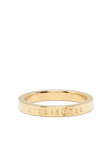 Numeric Minimal Signature Ring Gold - MAISON MARGIELA - BALAAN 1