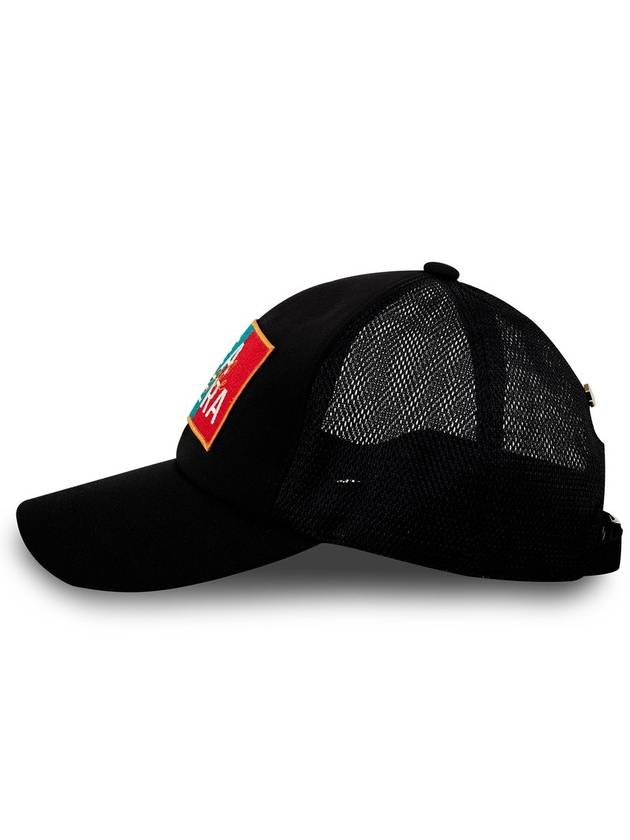 FLAG PATCH TRUCKER CAP BLACK - MEASPHERA - BALAAN 4