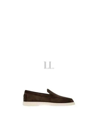 Casual Suede Slipper Loafers Brown - TOD'S - BALAAN 2