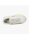 Medalist Logo Patch Low Top Sneakers White - AUTRY - BALAAN 5