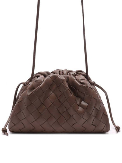 Intrecciato Mini Pouch Bag Brown - BOTTEGA VENETA - BALAAN 2