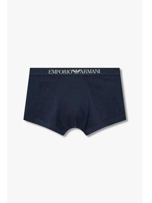 UNDERWEAR Men s Logo Banding Solid Drawn Navy - EMPORIO ARMANI - BALAAN 1