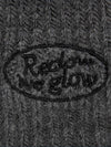 Knit Logo Gloves Charcoal - RECLOW - BALAAN 8