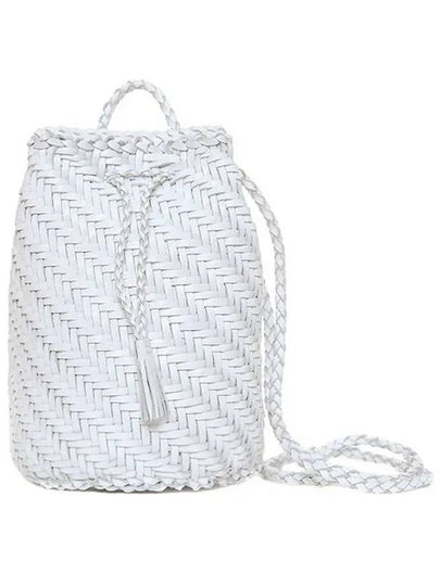 Pom Pom Double Jump Bucket Bag White - DRAGON DIFFUSION - BALAAN 2