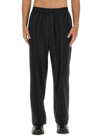 Ankle Drawstring Straight Pants Black - HELMUT LANG - BALAAN 2