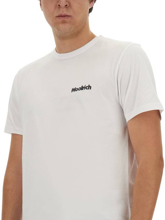 T-SHIRT WITH LOGO - WOOLRICH - BALAAN 4