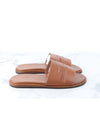 Pacific leather sandal slippers gold 40 5 255 - HERMES - BALAAN 6