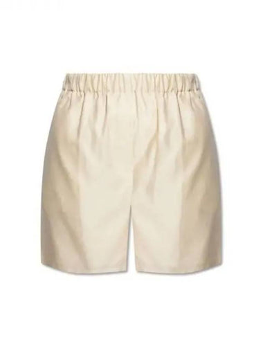 Max Mara PIADENA Cotton Banding Shorts - MAX MARA - BALAAN 1