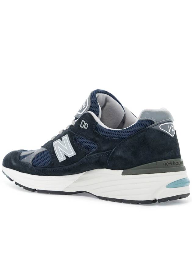 991v2 Low Top Sneakers Dark Navy - NEW BALANCE - BALAAN 4