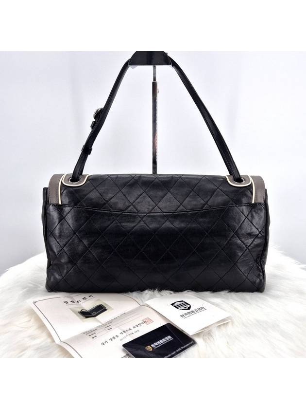 2 55 East West Jumbo Shoulder Bag Black - CHANEL - BALAAN 4