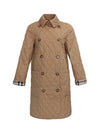 Tight Diamond Quilted Double Coat Beige - BURBERRY - BALAAN 2