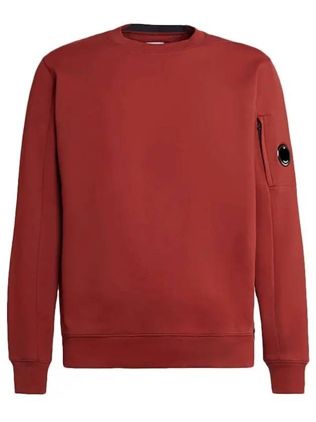 Diagonal Raised Fleece Sweatshirt Red - CP COMPANY - BALAAN 1