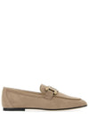 Women's Kate Suede Loafers Beige - TOD'S - BALAAN 3