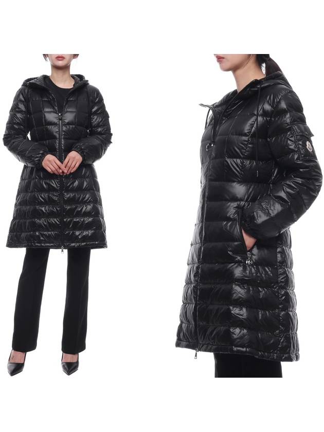 Women's Amintore Long Down Padding Black - MONCLER - BALAAN 3