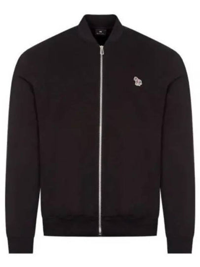 Zebra Logo Cotton Bomber Jacket Black - PAUL SMITH - BALAAN 2