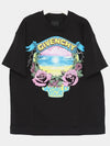 World Tour Cotton Short Sleeve T-Shirt Black - GIVENCHY - BALAAN 3