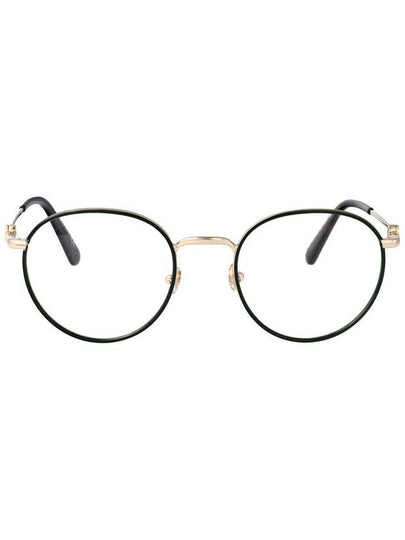 Eyewear Round Metal Eyeglasses Brown - MONCLER - BALAAN 2