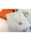 Mini Pop H Pendant Necklace Gold Rose Extreme - HERMES - BALAAN 2