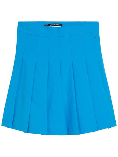 Women's Adina Golf Skirt Brilliant Blue - J.LINDEBERG - BALAAN 2