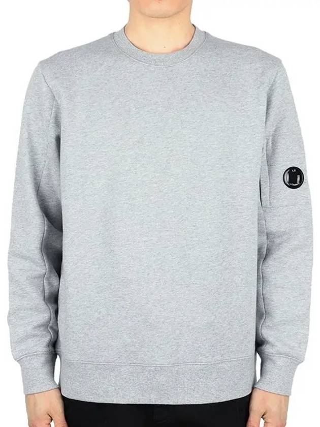 Diagonal Raised Fleece Sweatshirt Grey - CP COMPANY - BALAAN 2