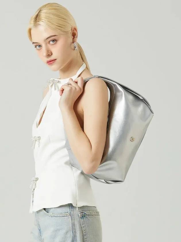 Casey shoulder bag silver - AOAO - BALAAN 2