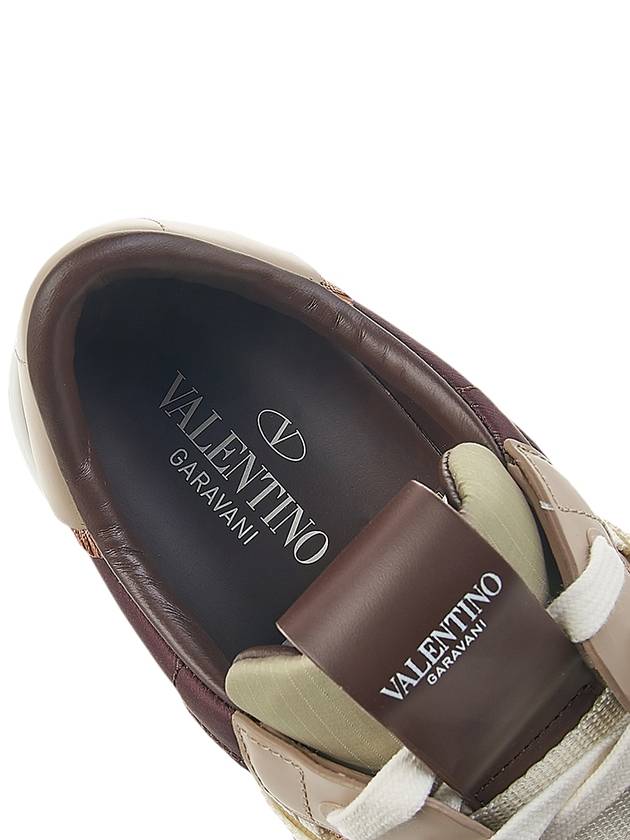 Logo Band Low-Top Sneakers Brown - VALENTINO - BALAAN 8