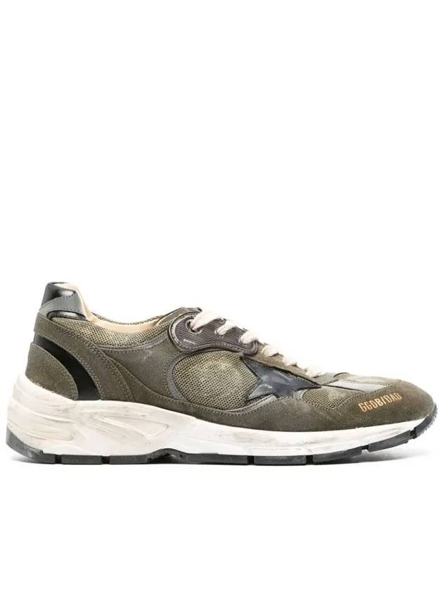 Deluxe Brand Running Dad Low Top Sneakers Olive - GOLDEN GOOSE - BALAAN 3