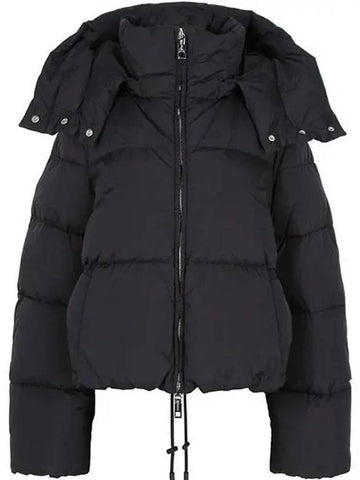 Black Beira Hooded Down Jacket 002 1208771 - MAX MARA - BALAAN 1