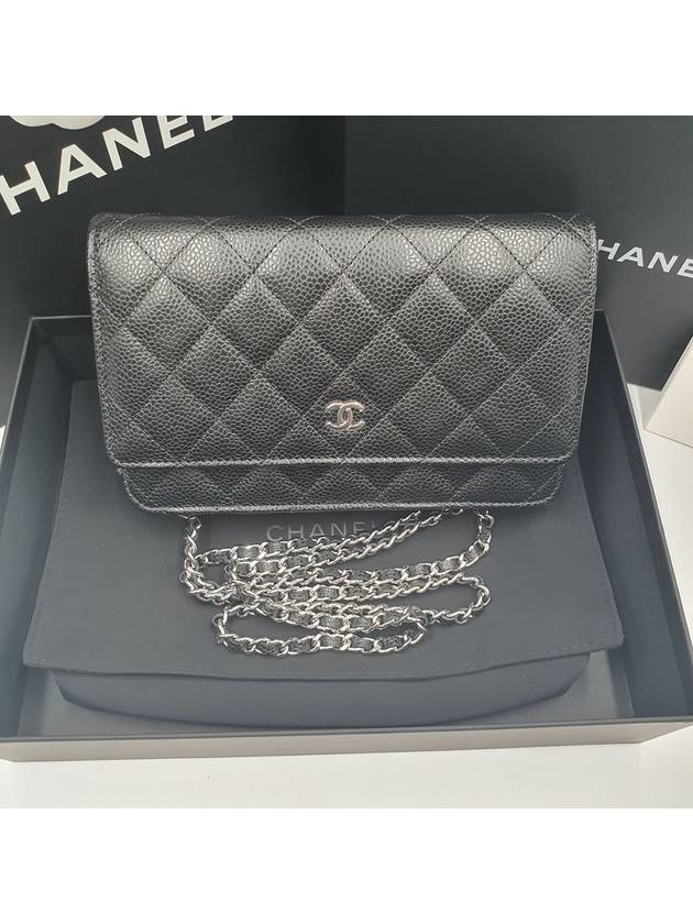 Classic WOC Caviar Silver Black AP0250 - CHANEL - BALAAN 7