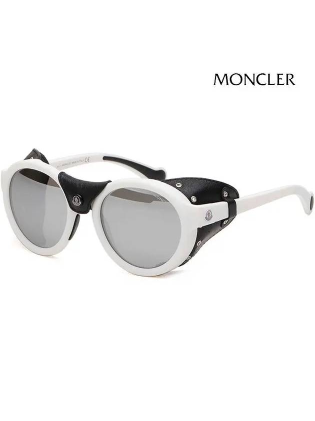 Eyewear Round Sunglasses White - MONCLER - BALAAN 5