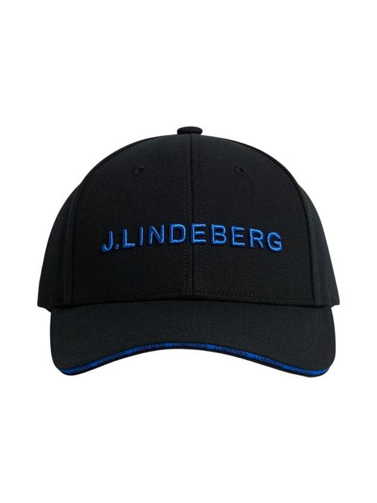 Hennric Embroidered Logo Ball Cap Black - J.LINDEBERG - BALAAN 1