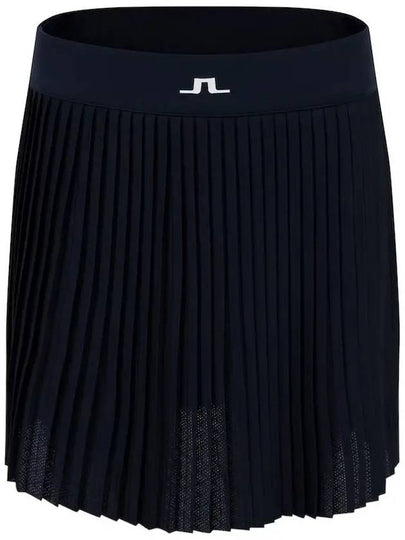 Women's Binx Pleated Skirt Navy - J.LINDEBERG - BALAAN 2