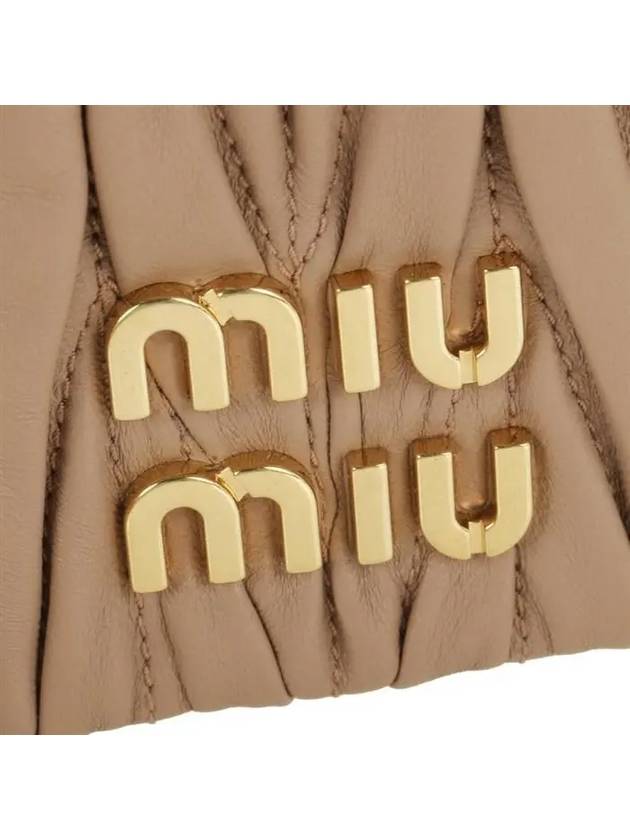 Matelasse Nappa Leather Shoulder Bag Cameo - MIU MIU - BALAAN 6