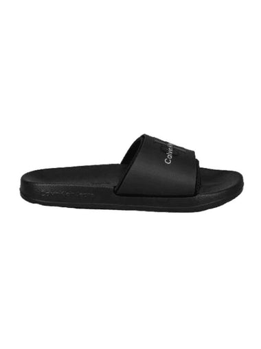 Jeans Norwich Slippers Black - CALVIN KLEIN - BALAAN 1