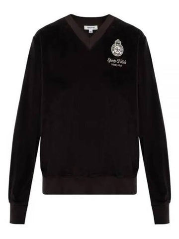 Country Club Sweatshirt VNAW2310CH - SPORTY & RICH - BALAAN 1